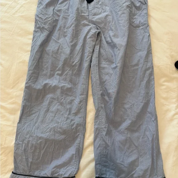 J. Crew Blue Pajama Pants - Picture 1 of 3